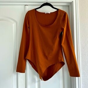 Burnt Orange Body Suit from Amazon